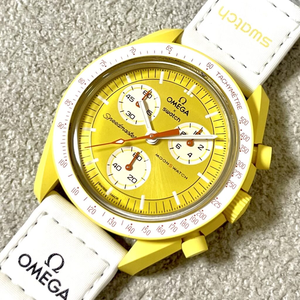 最安値新作 OMEGA - オメガスオッチ Swatch × Omega Sun 新品の通販 by