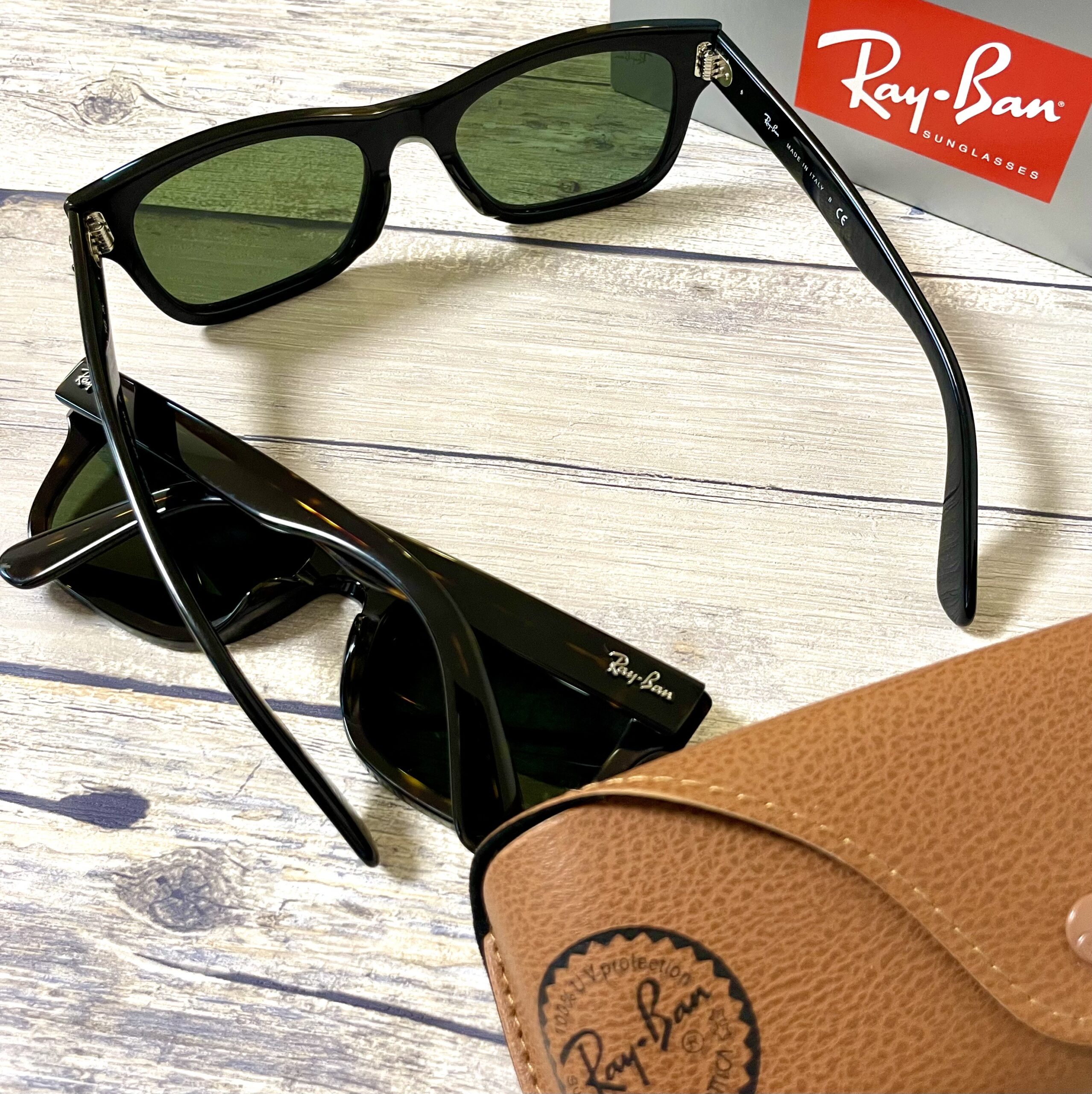 湿気、西日、強風、人混みが嫌い。レイバンのサングラスで西日を  