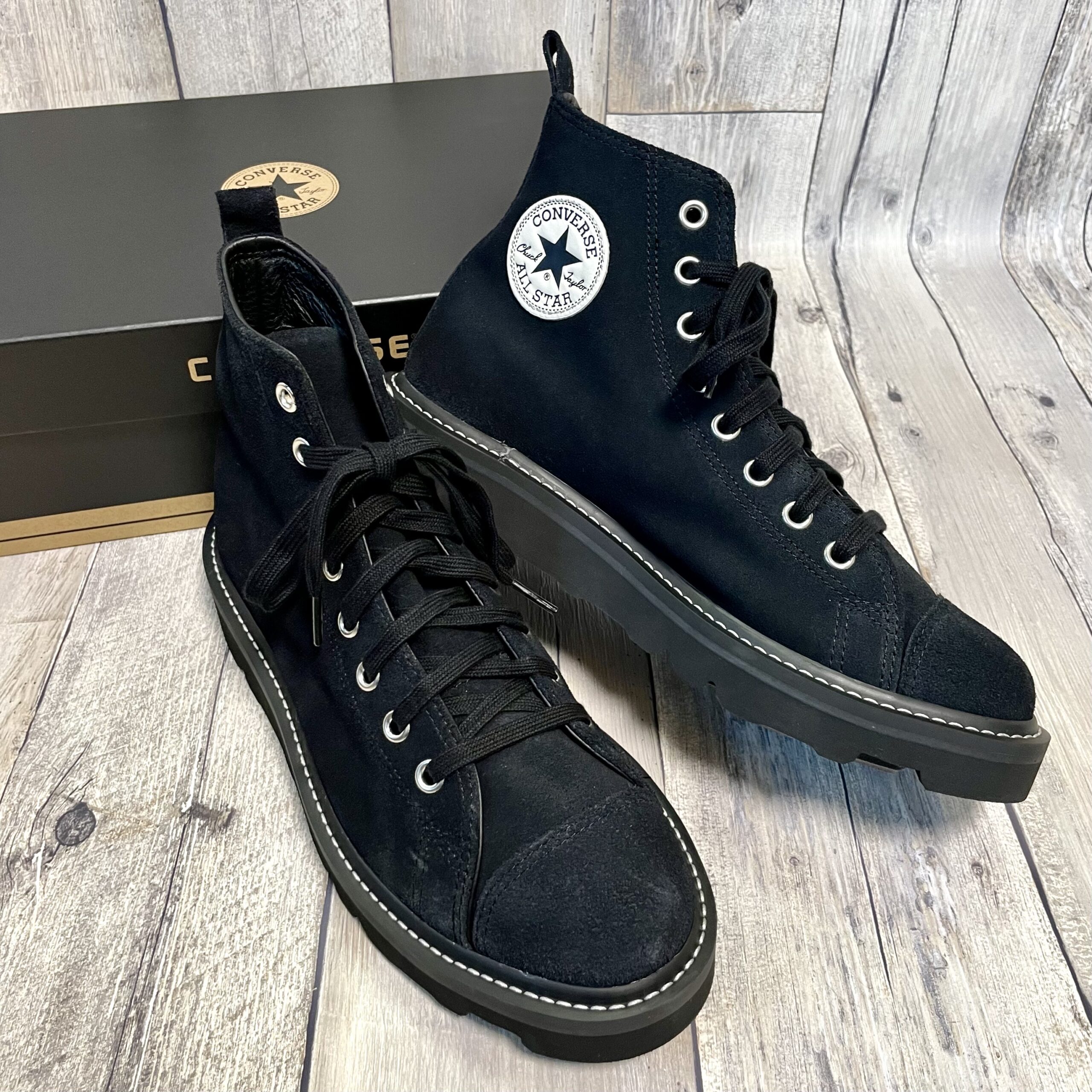 スニーカーとブーツの中間点。コンバース、スエード オールスター ロングライフ HI。 ｜ CONVERSE SUEDE ALLSTAR  LONGLIFE HI